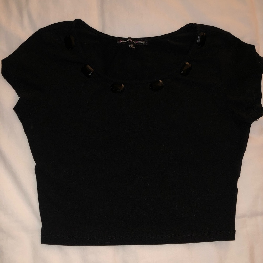 Black Crop Top